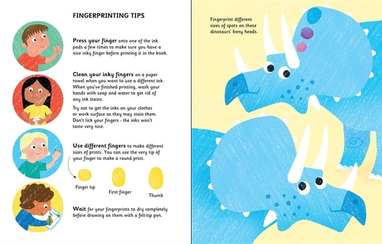 Usborne Fingerprint Activities (6 Titles) - Pupsik Singapore