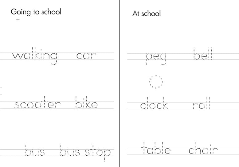 Usborne Little Wipe-Clean Word Book (2 Titles) - Pupsik Singapore