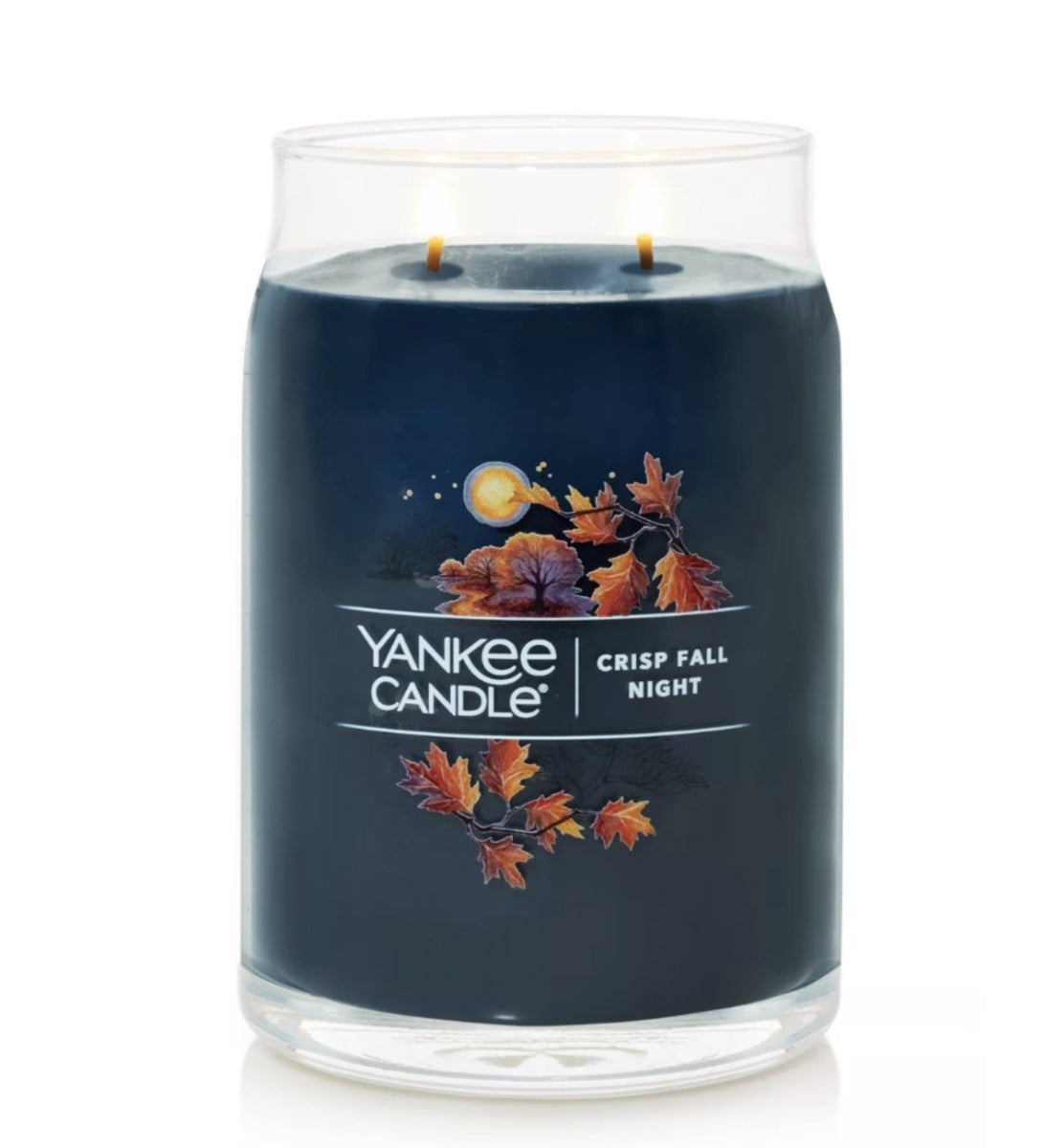 Yankee Candle Signature Large Jar Candle, 2-wicks (20oz) - Crisp Fall Night