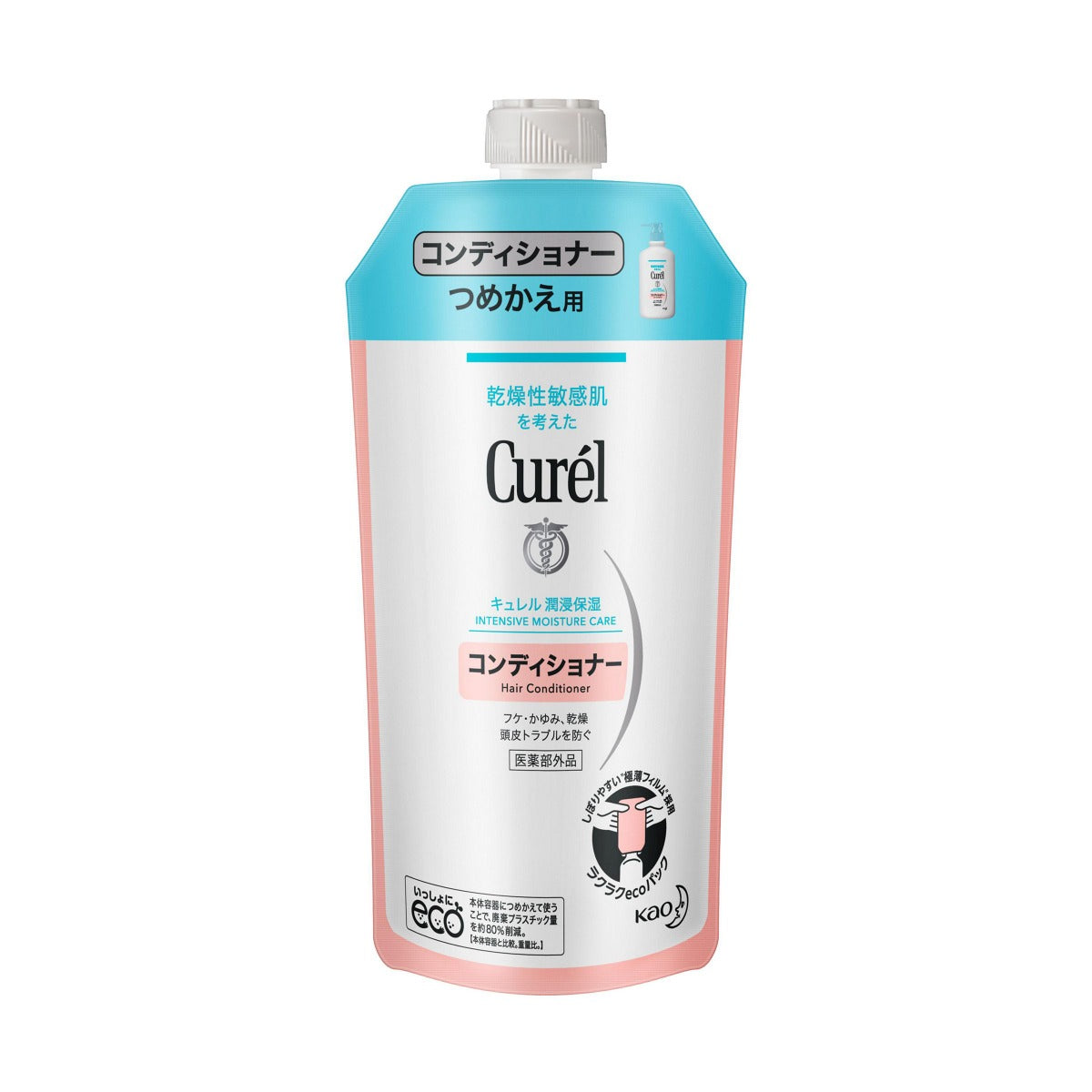 Curel Intensive Moisture Care Conditioner Refill, 340ml (Exp 05/27)