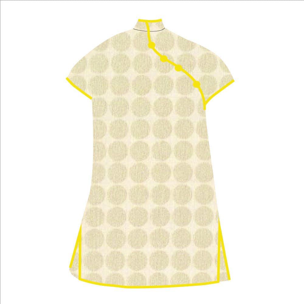 A, Apple Pie Cheongsam - Pearl