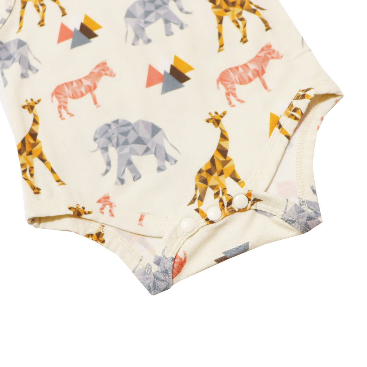 A, Apple Pie Bamboo Baby Sleeveless Tank Onesie - Safari (4 Sizes)
