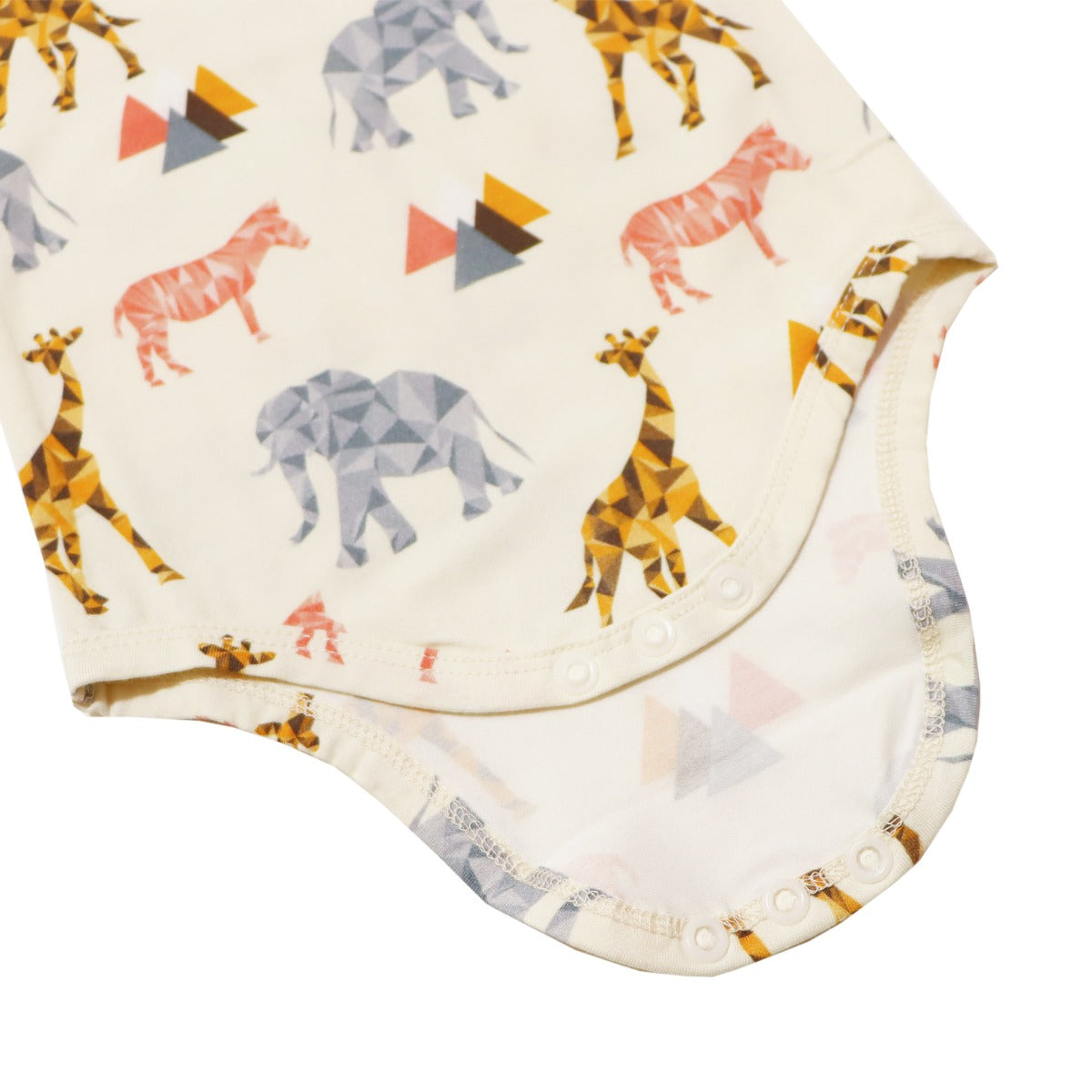 A, Apple Pie Bamboo Baby Sleeveless Tank Onesie - Safari (4 Sizes)