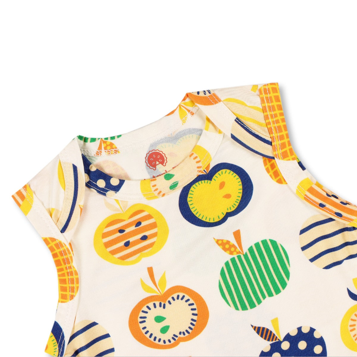 A, Apple Pie Bamboo Baby Sleeveless Tank Onesie - Apple Farm (5 Sizes)