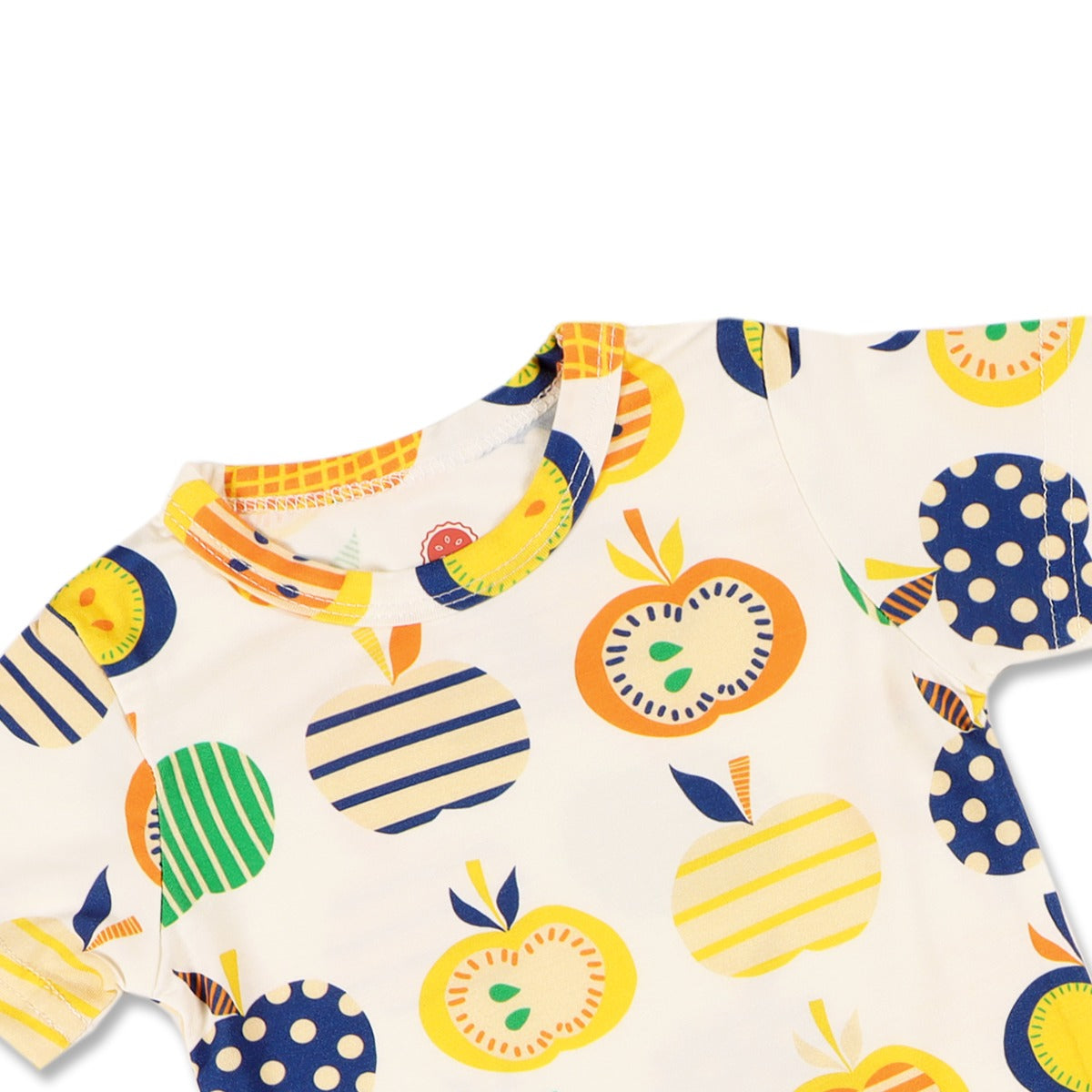 A, Apple Pie Bamboo Baby Short Sleeve Onesie - Apple Farm (5 Sizes)