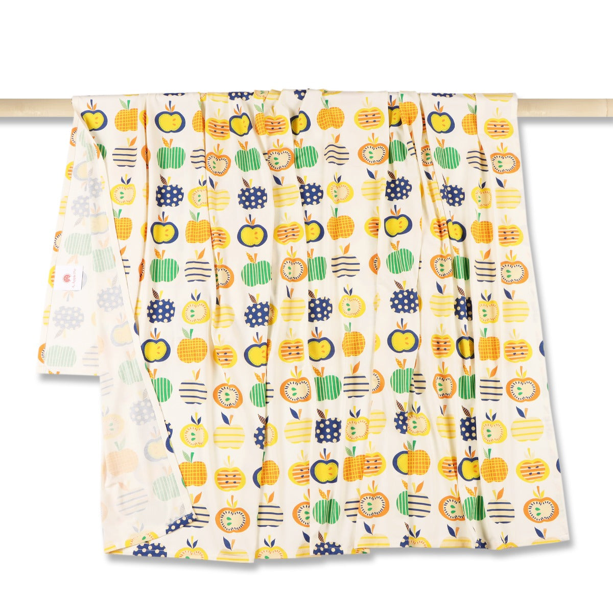 A, Apple Pie Bamboo Swaddle - Apple Farm