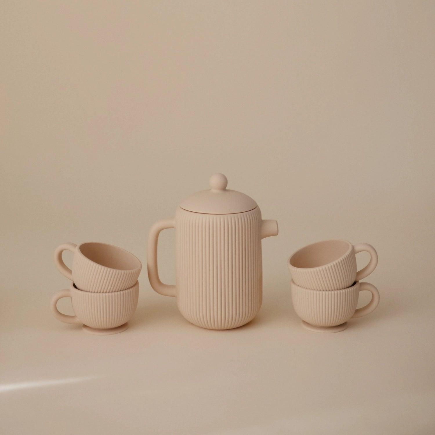 Mushie Silicone Tea Play Set (3 Colors) - Pupsik Singapore
