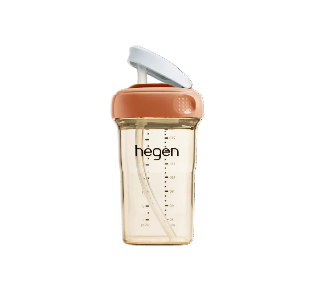 Hegen PCTO™ Straw Cup PPSU, 240ml/8oz - Slow Flow (5 Colors)