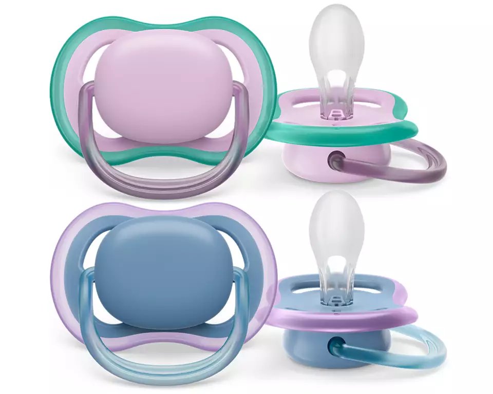 Philips Avent Ultra Air Pacifier, 2pk - 6-18M (14 Designs) - Pupsik Singapore