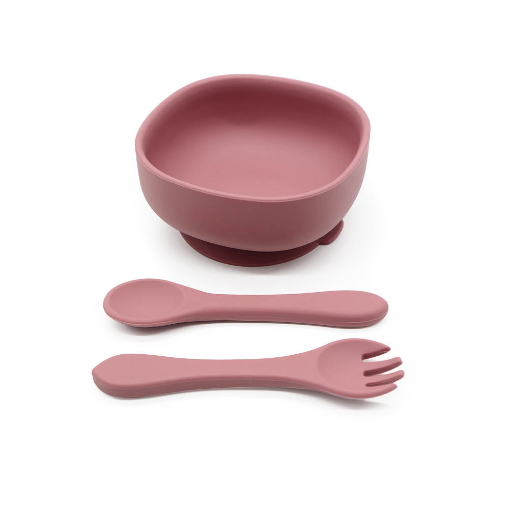 Biomom Silicone Suction Toddler Bowl Set (12 Colours) - Pupsik Singapore