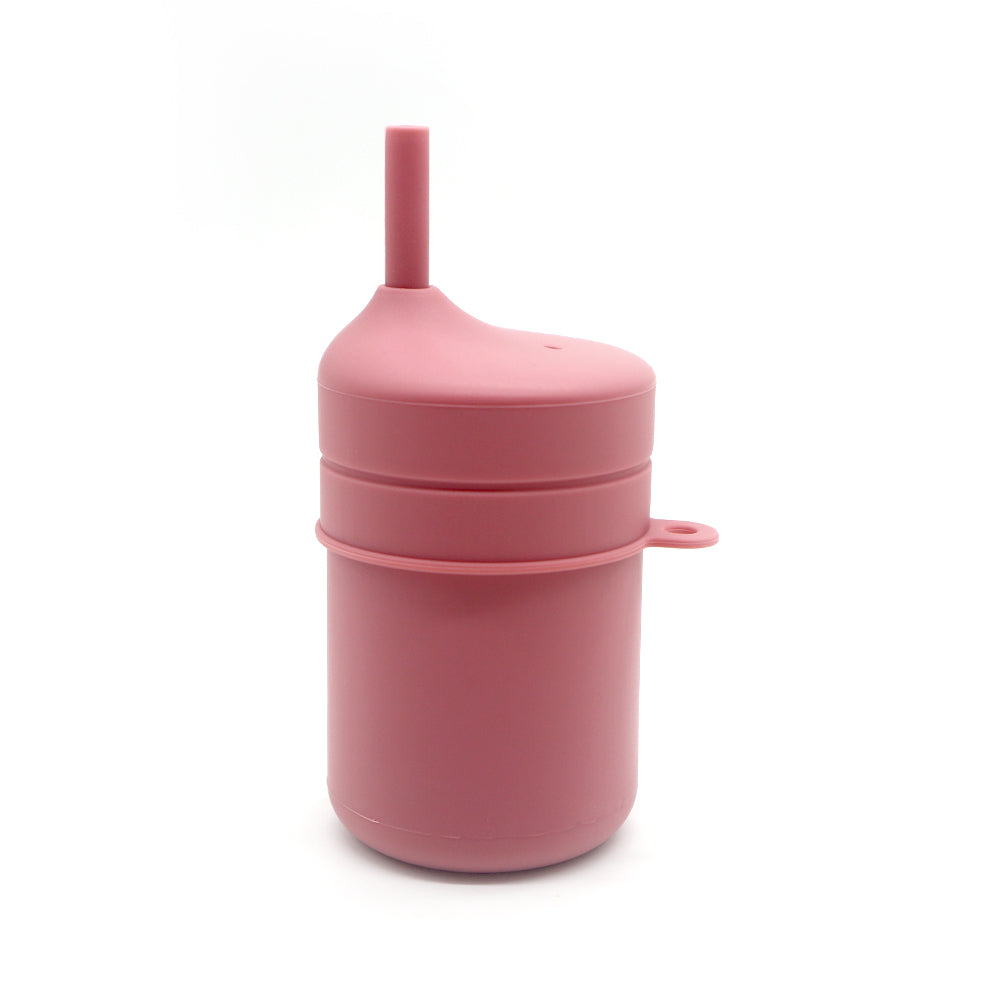 Biomom Silicone Training Straw Cup, 180ml (12 colors) - Pupsik Singapore