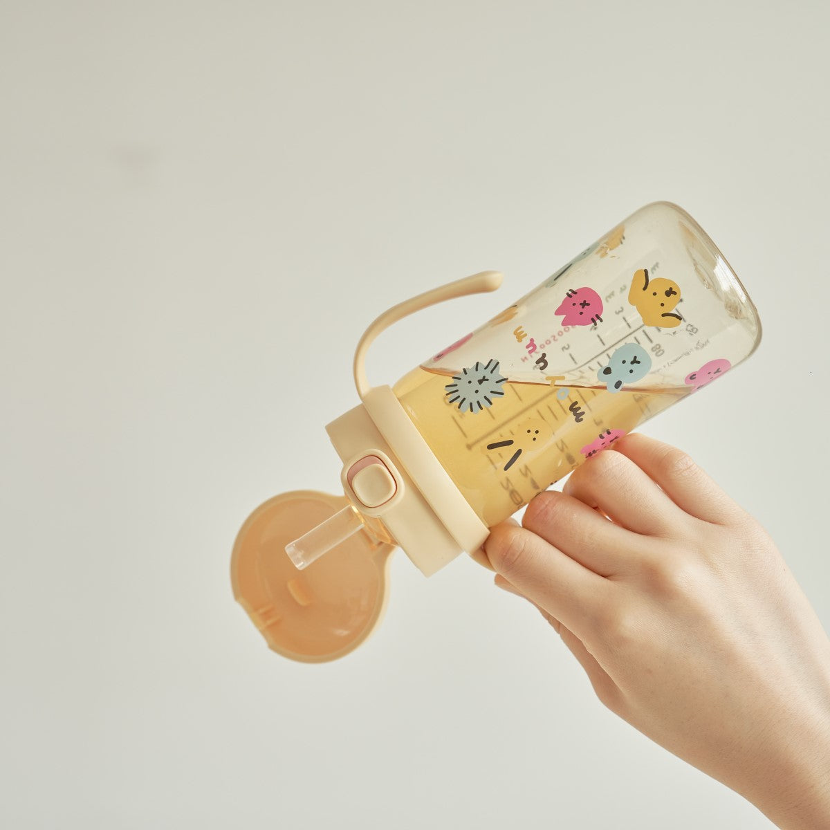 Moyuum PPSU All-in-One One-Touch Straw Bottle, 270ml