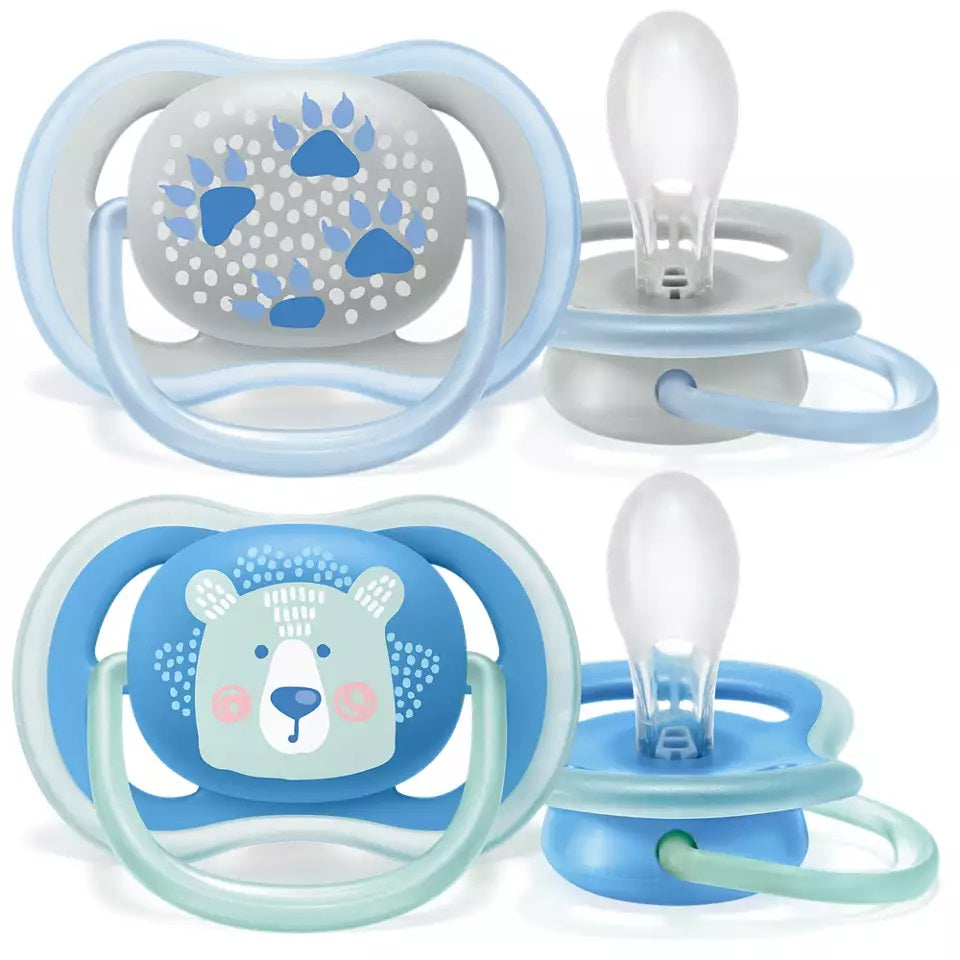 Philips Avent Ultra Air Pacifier, 2pk - 6-18M (14 Designs) - Pupsik Singapore