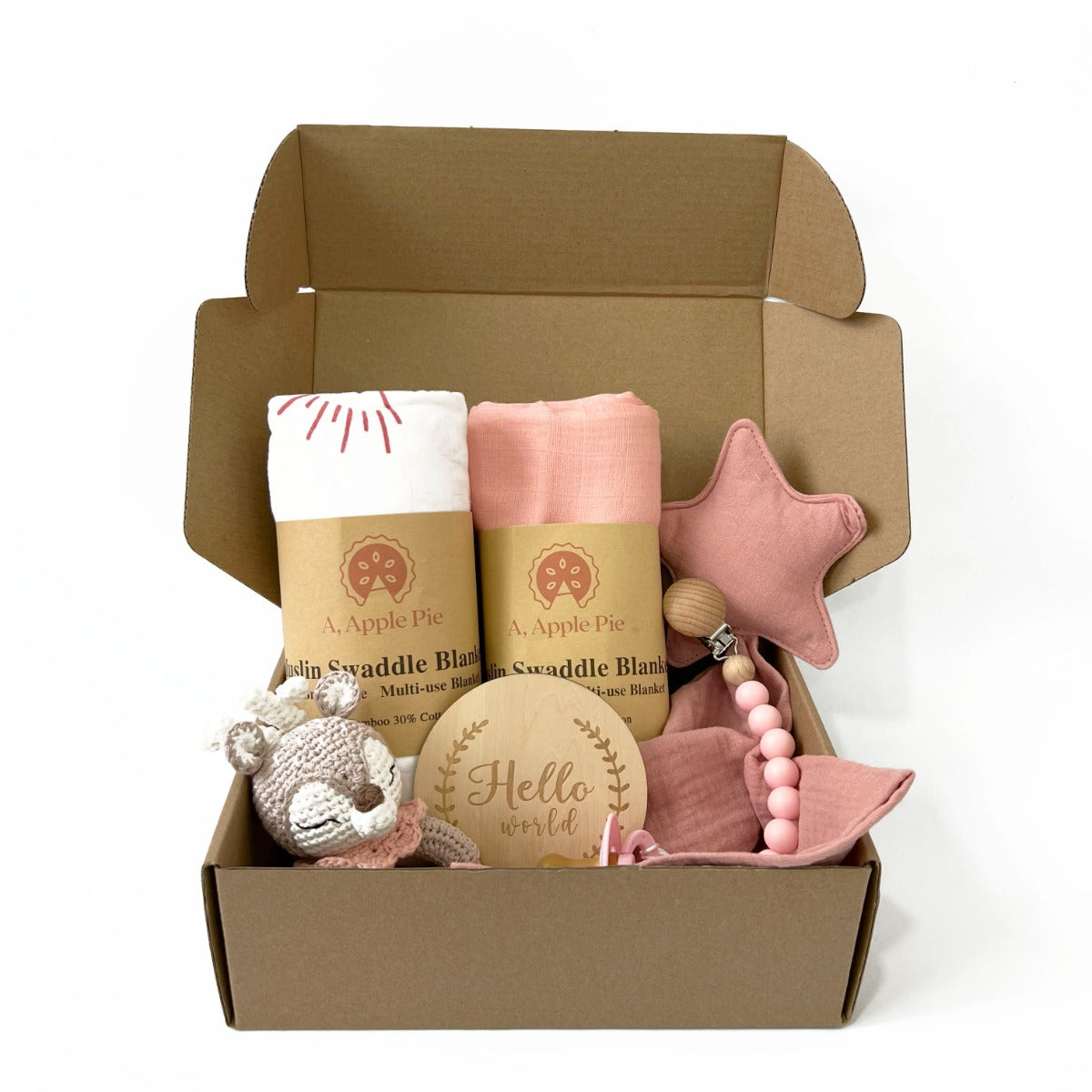 A, Apple Pie Baby Sweet Dreams Gift Set (4 Designs) - Pupsik Singapore