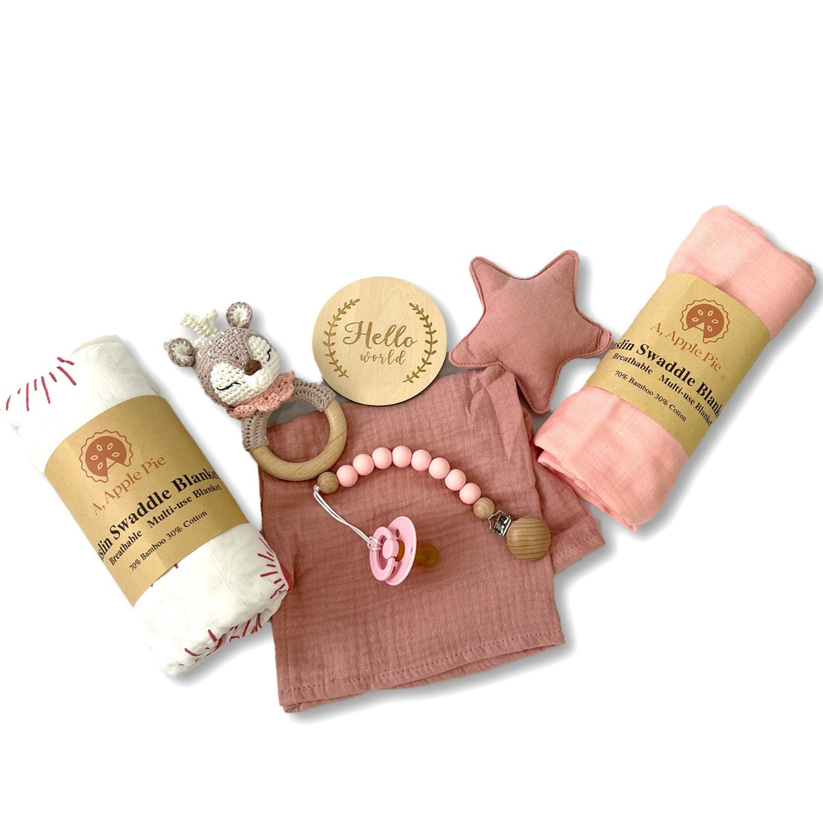 A, Apple Pie Baby Sweet Dreams Gift Set (4 Designs) - Pupsik Singapore