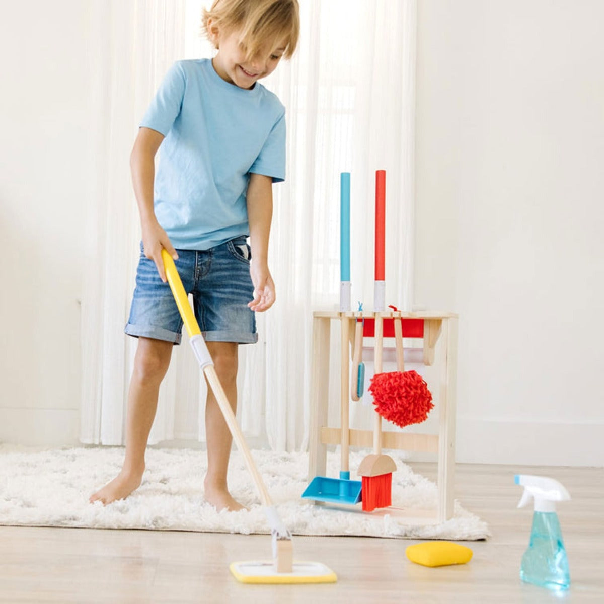 Melissa & Doug Deluxe Sparkle & Shine Cleaning Set