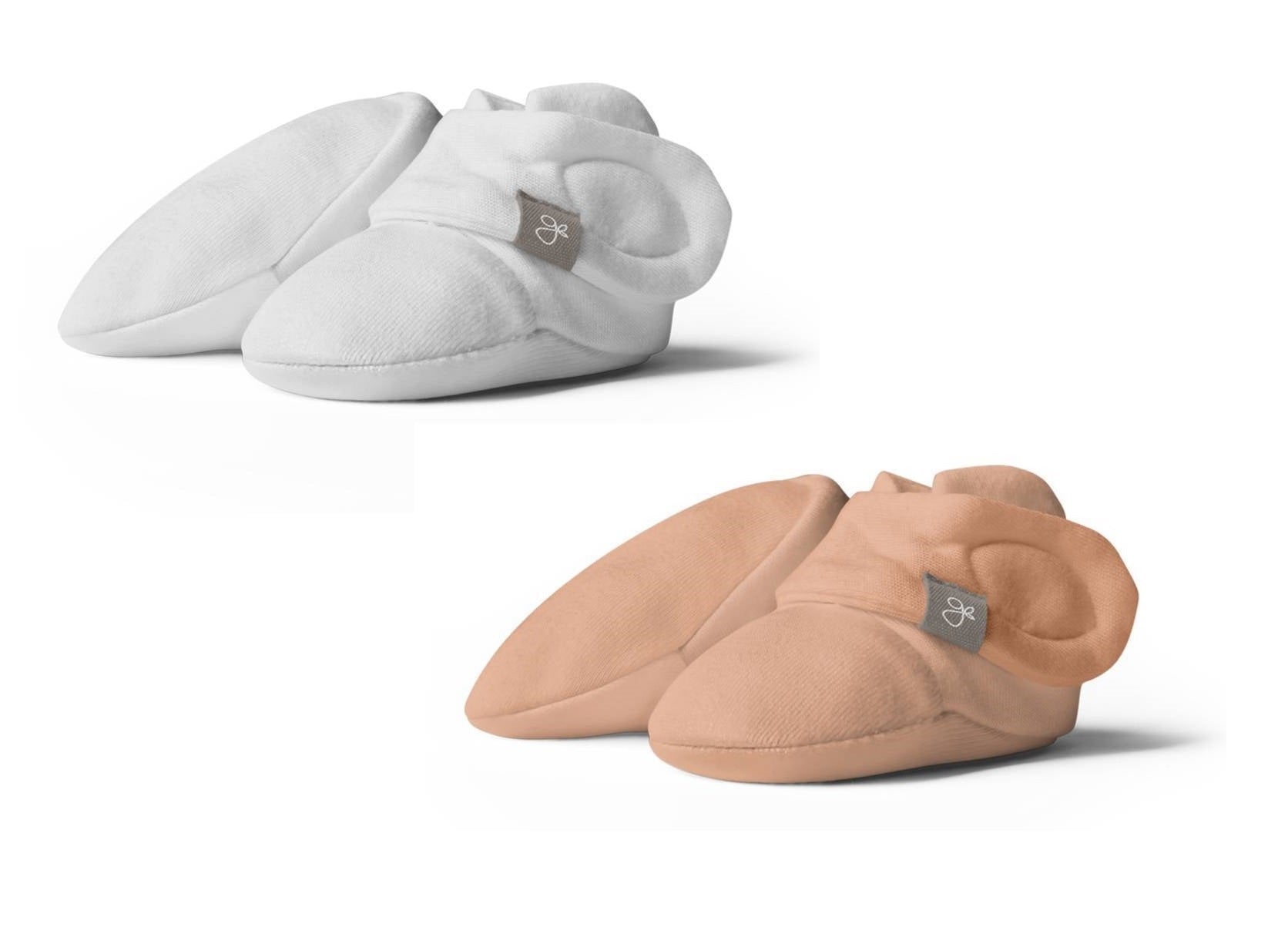 Goumiboots Bamboo & Organic Cotton Booties - Desert Mist + Prickly Pear (2pk)