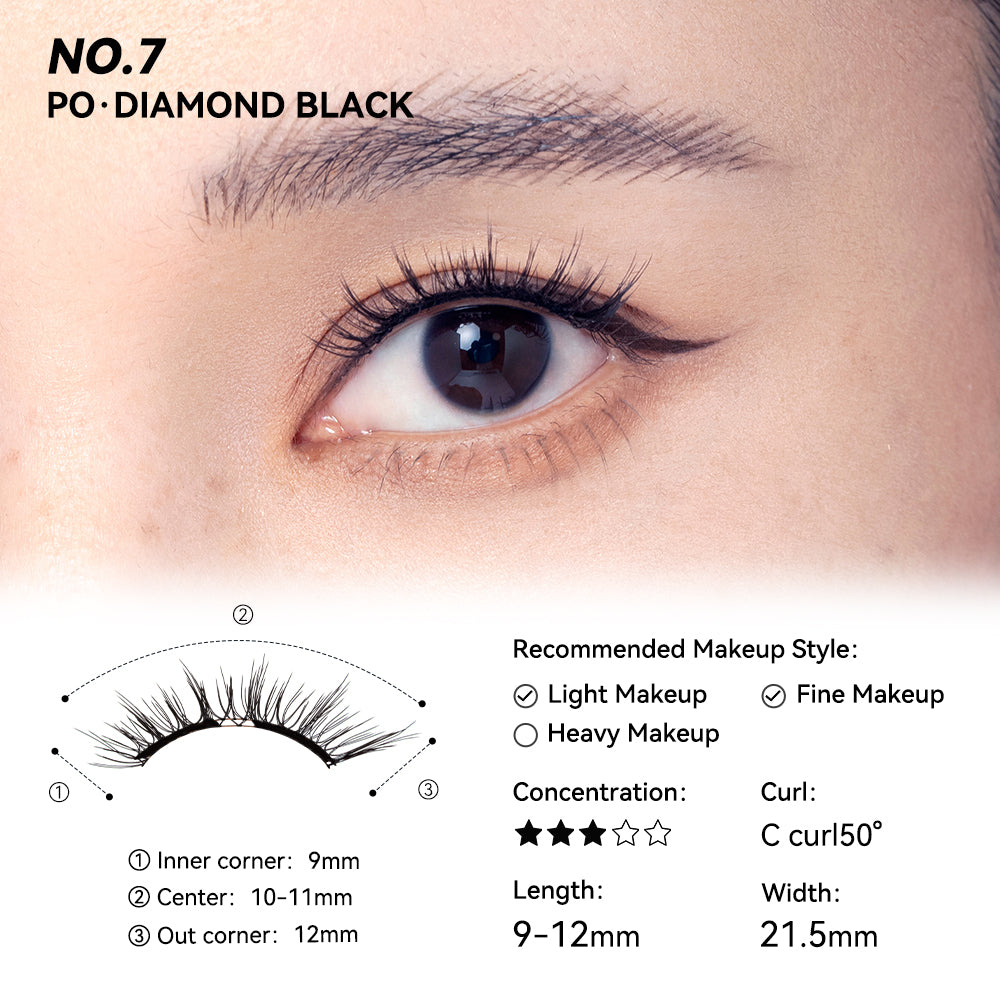 WOSADO Soft Magnetic Eyelashes (20 Types) - Pupsik Singapore