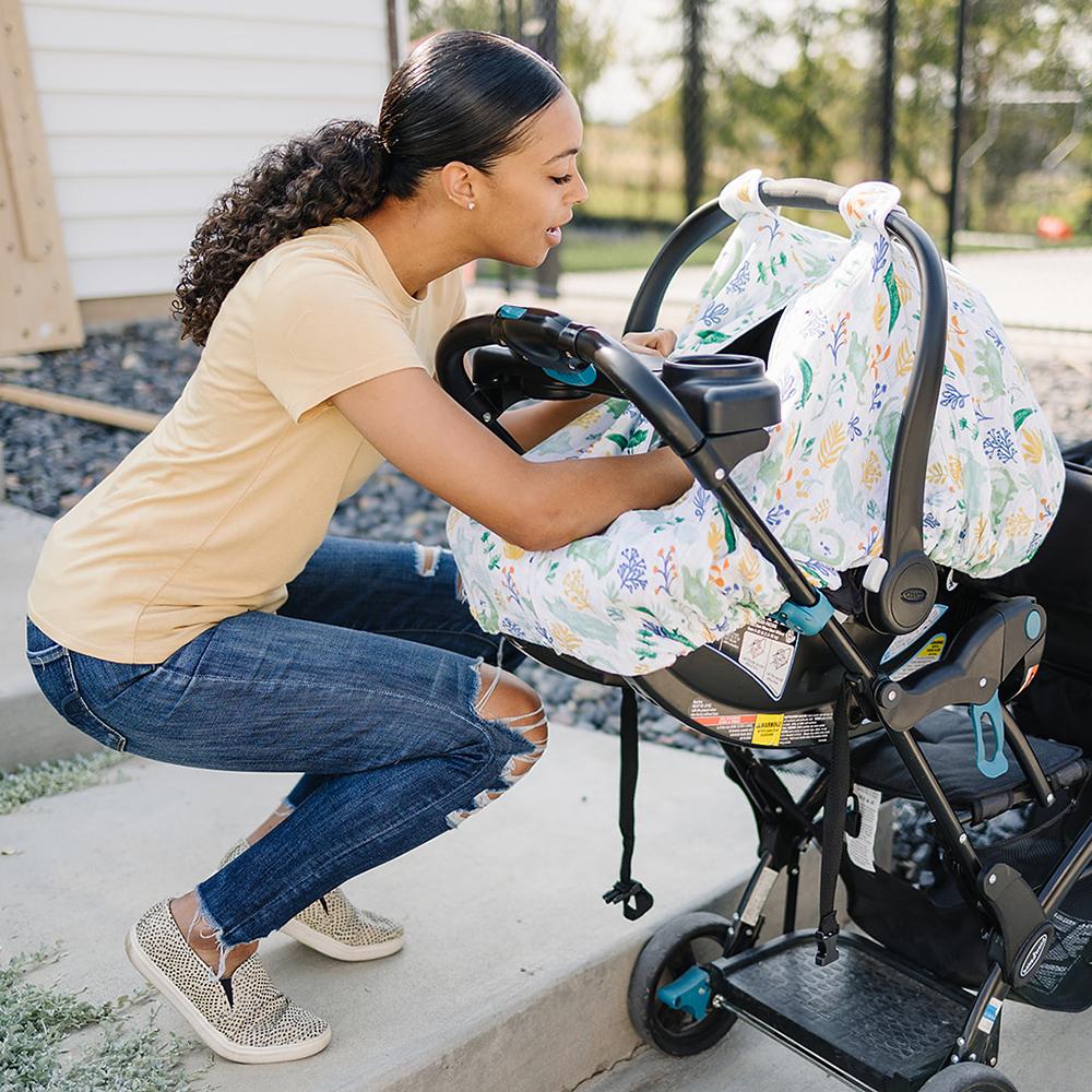 Bebe Au Lait Muslin Infant Car Seat Covers (4 Designs)