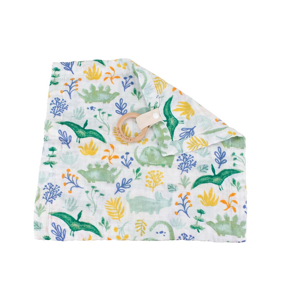 Bebe Au Lait Classic Muslin Teether Blanket (3 Designs) - Pupsik Singapore