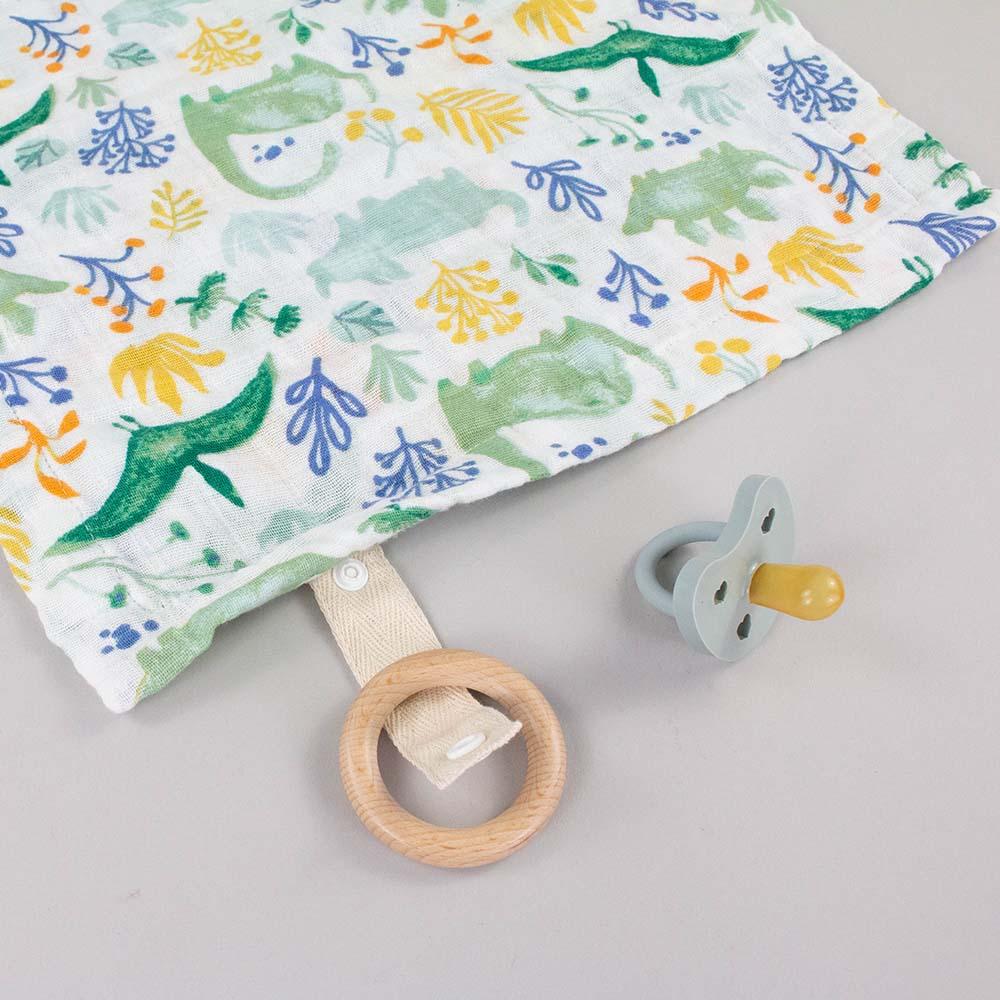 Bebe Au Lait Classic Muslin Teether Blanket (3 Designs) - Pupsik Singapore