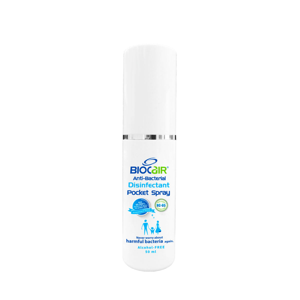 BioCair Disinfectant Pocket Spray, 50ml - exp 02/26