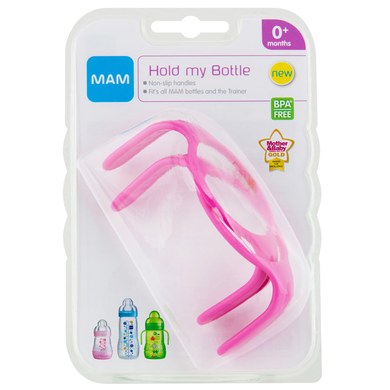 MAM Hold My Bottle Handles, 2pk - Pink