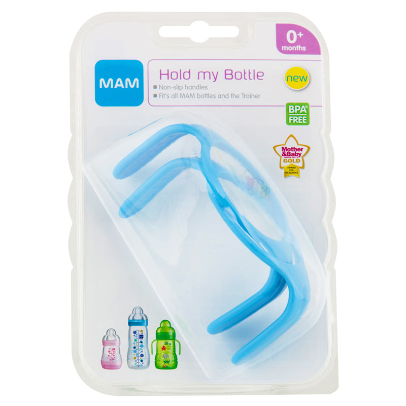 MAM Hold My Bottle Handles, 2pk - Blue