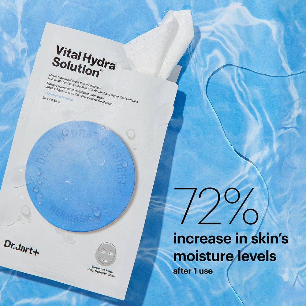 Dr. Jart+ Dermask Water Jet  Vital Hydra Solution Facial Mask, 5pcs (Exp 06/26)
