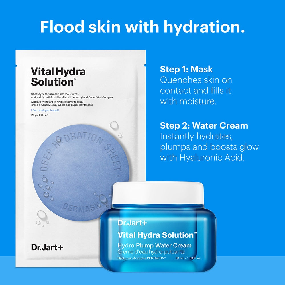 Dr. Jart+ Dermask Water Jet  Vital Hydra Solution Facial Mask, 5pcs (Exp 06/26)