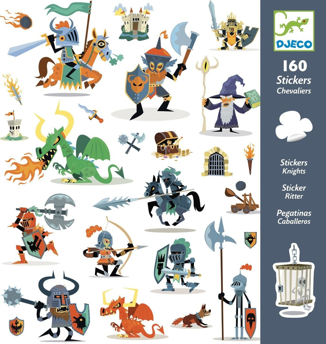 Djeco Knights Sticker Set