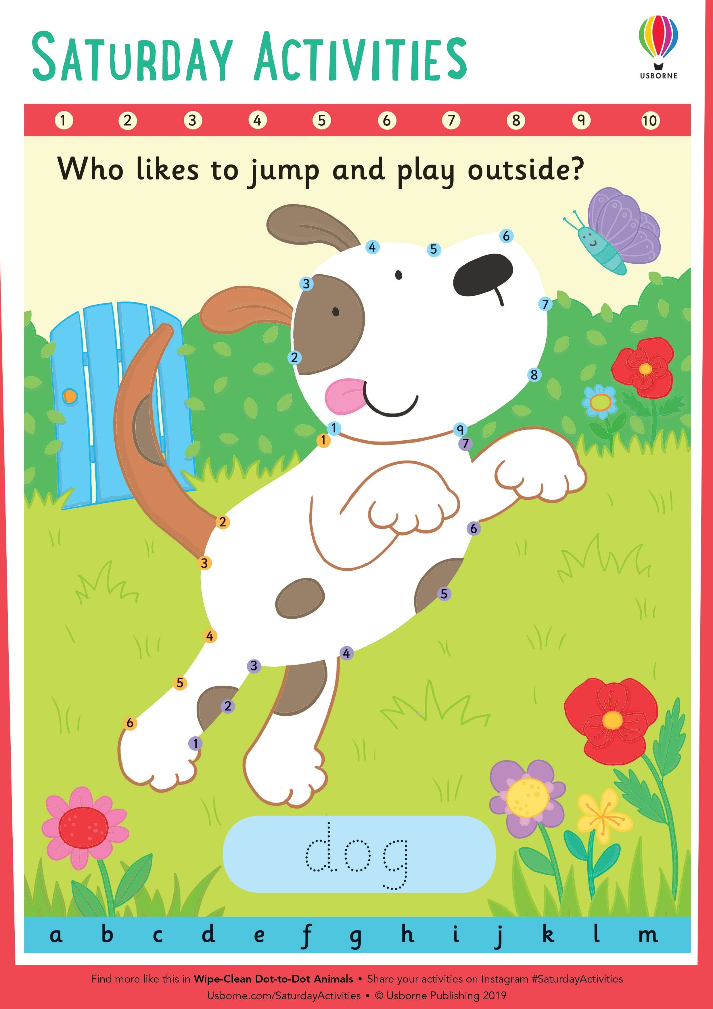 Usborne Wipe-Clean Dot-To-Dot Book (3 Titles) - Pupsik Singapore