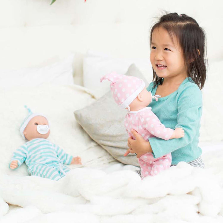Melissa & Doug Mine to Love Twins Luke & Lucy Baby Dolls