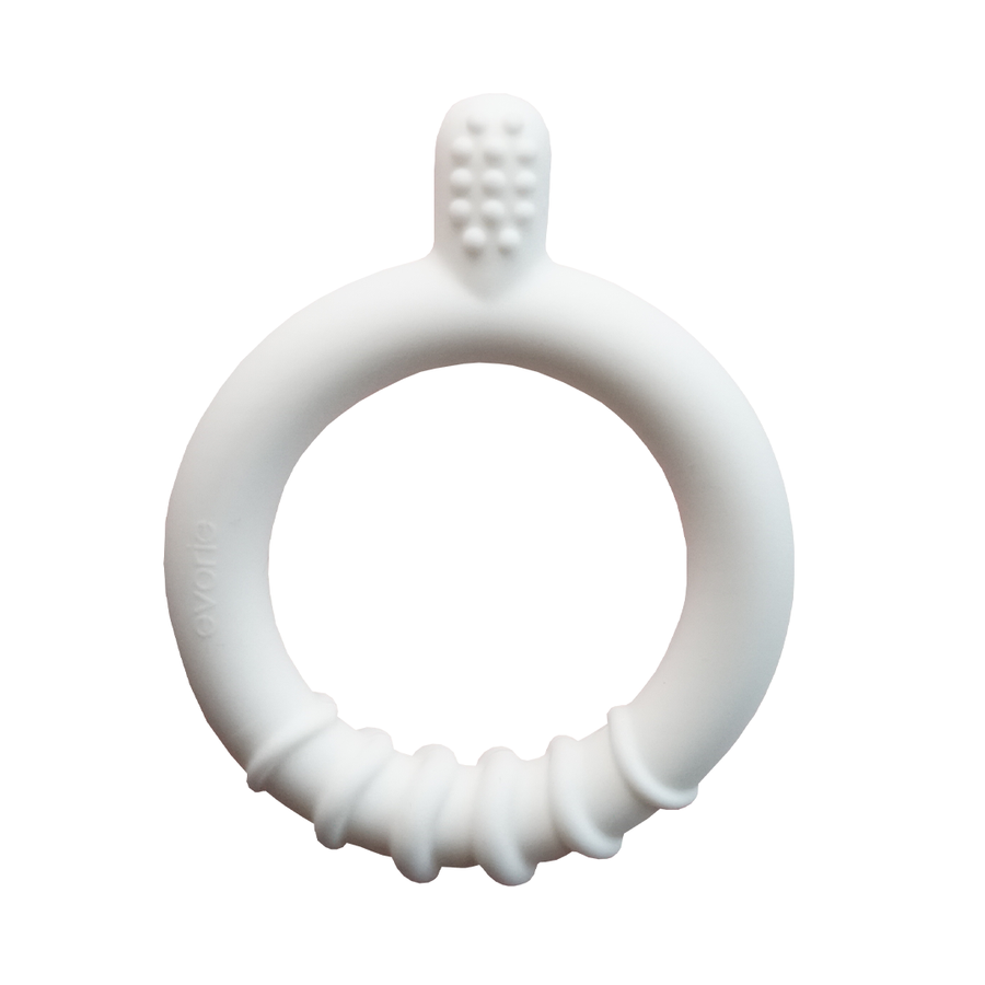 Evorie Silicone Soothing Teether - Donut Duck, 3m+