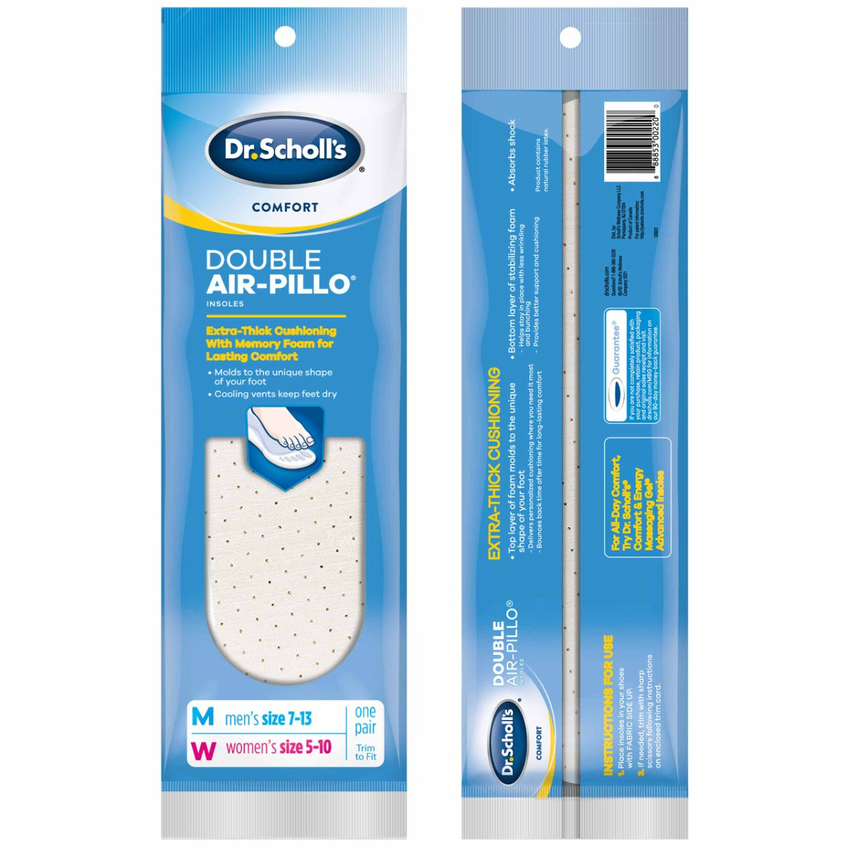 Dr Scholl's Air-Pillo With Memory Foam Insoles (Unisex)