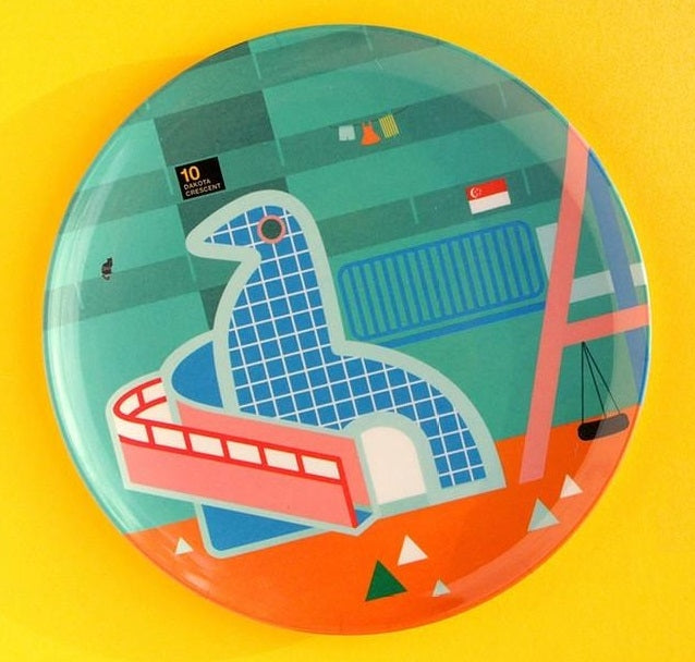 The Little Drom Store Melamine Plate (8 inch) (25 Designs)