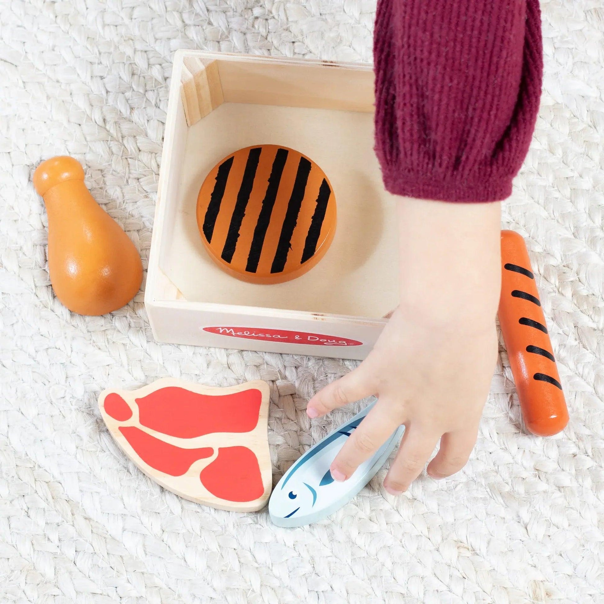 Melissa & Doug Wooden Food Groups (4 Types) - Pupsik Singapore