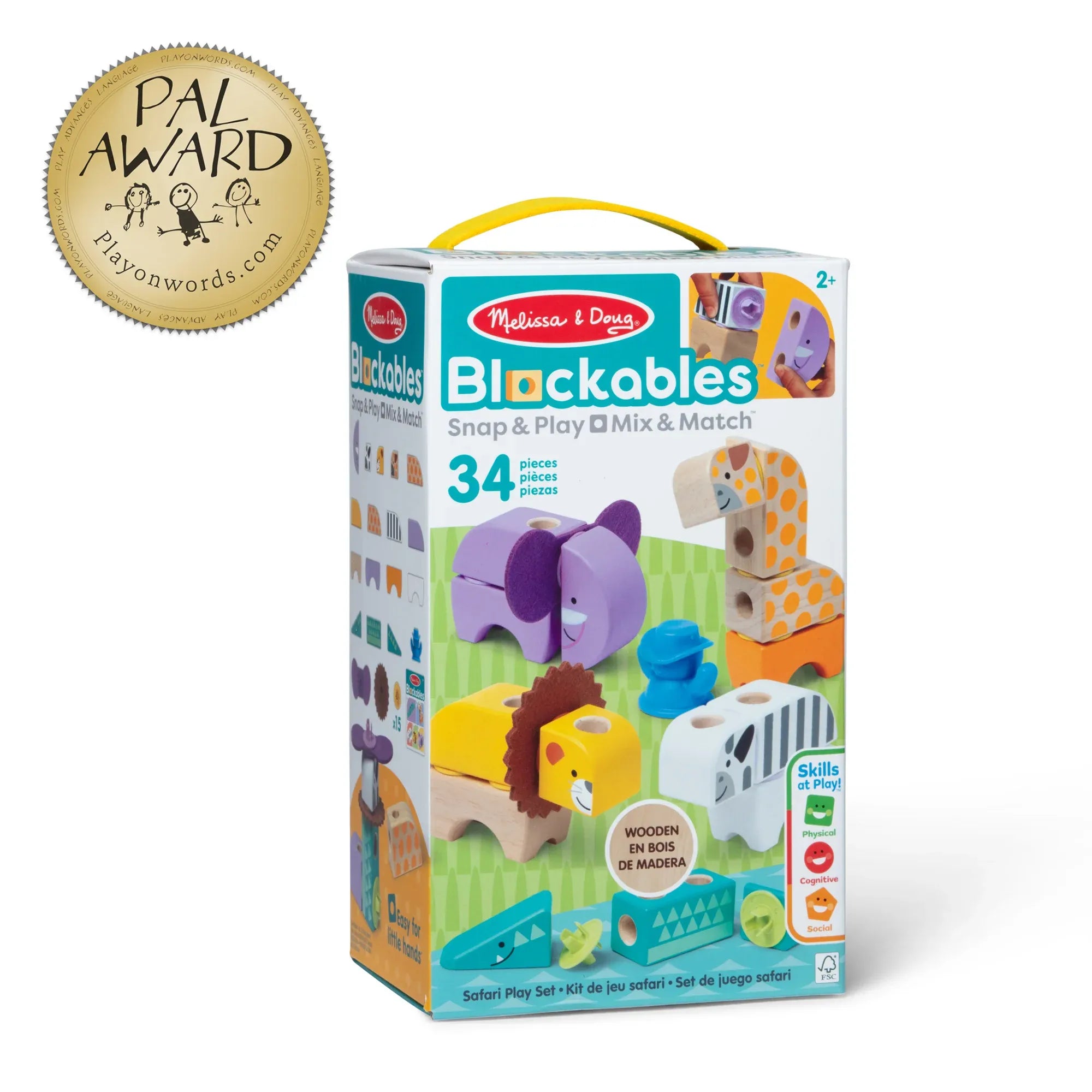 Melissa & Doug Blockables Play Set (6 Types)