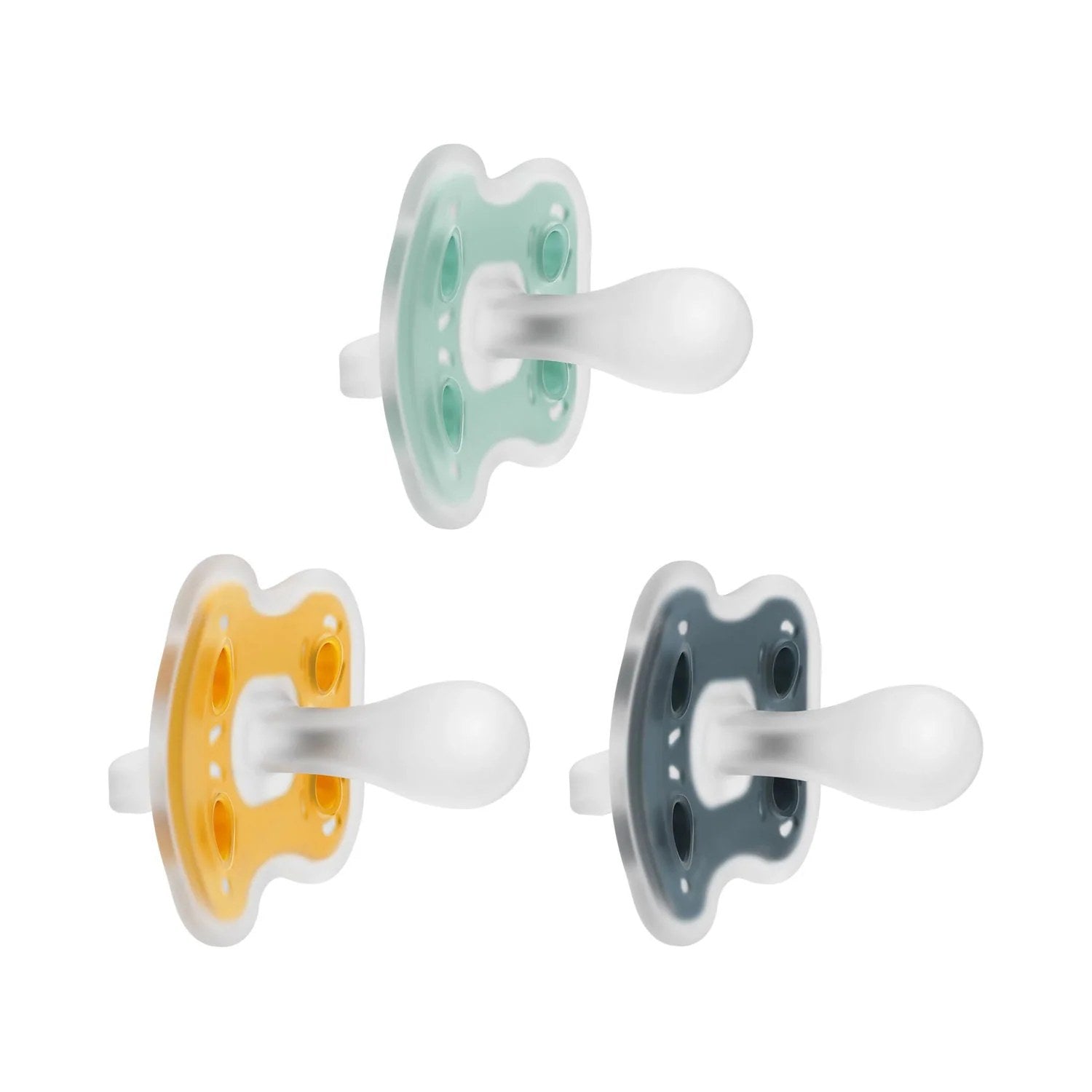 Dr. Brown's Advantage One-Piece Silicone Pacifier, 3pk - 2 Sizes (3 Designs)