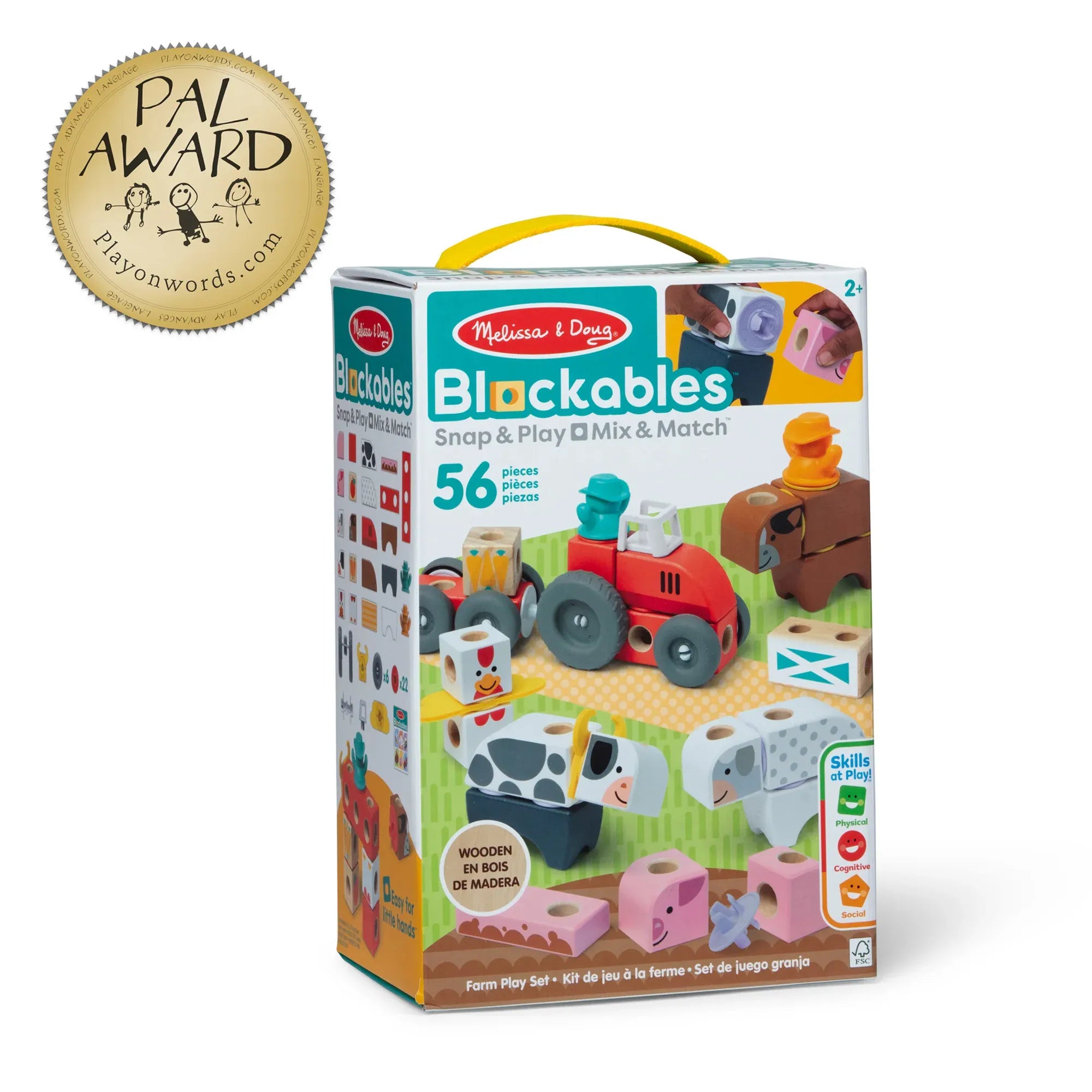 Melissa & Doug Blockables Play Set (6 Types)