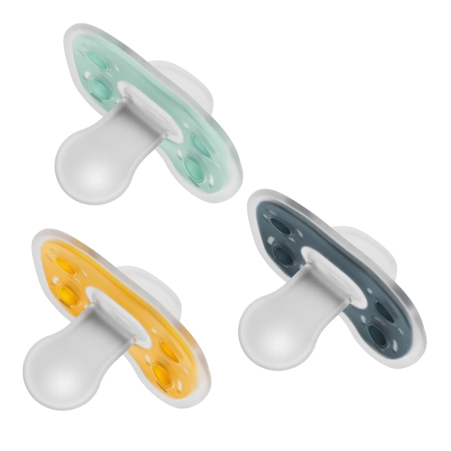 Dr. Brown's Advantage One-Piece Silicone Pacifier, 3pk - 2 Sizes (3 Designs)