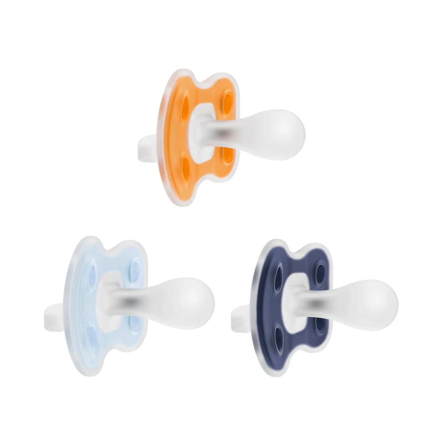 Dr. Brown's Advantage One-Piece Silicone Pacifier, 3pk - 2 Sizes (3 Designs)