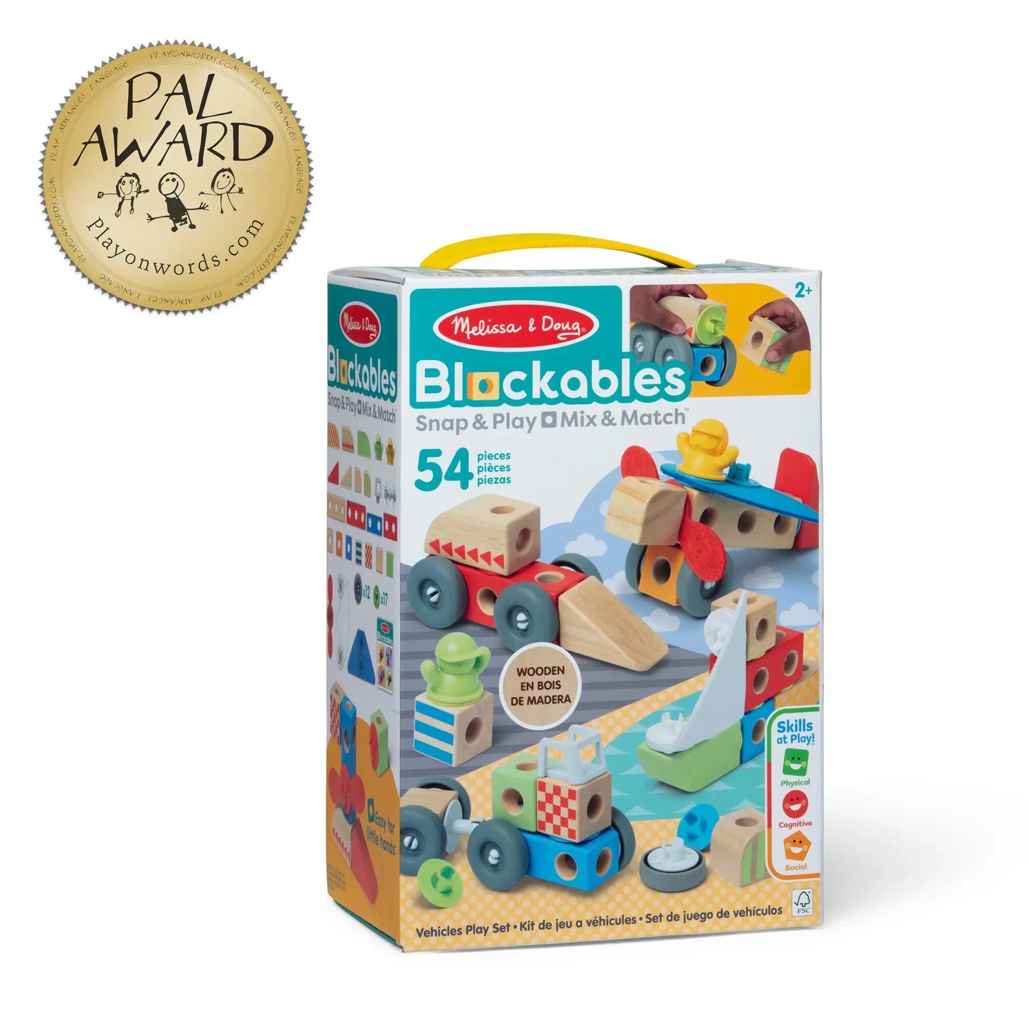 Melissa & Doug Blockables Play Set (6 Types)