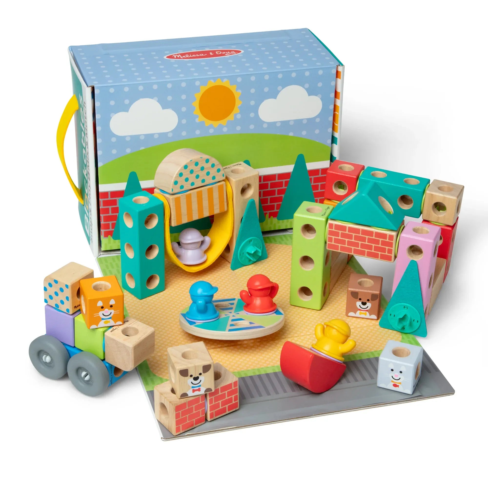 Melissa & Doug Blockables Play Set (6 Types)