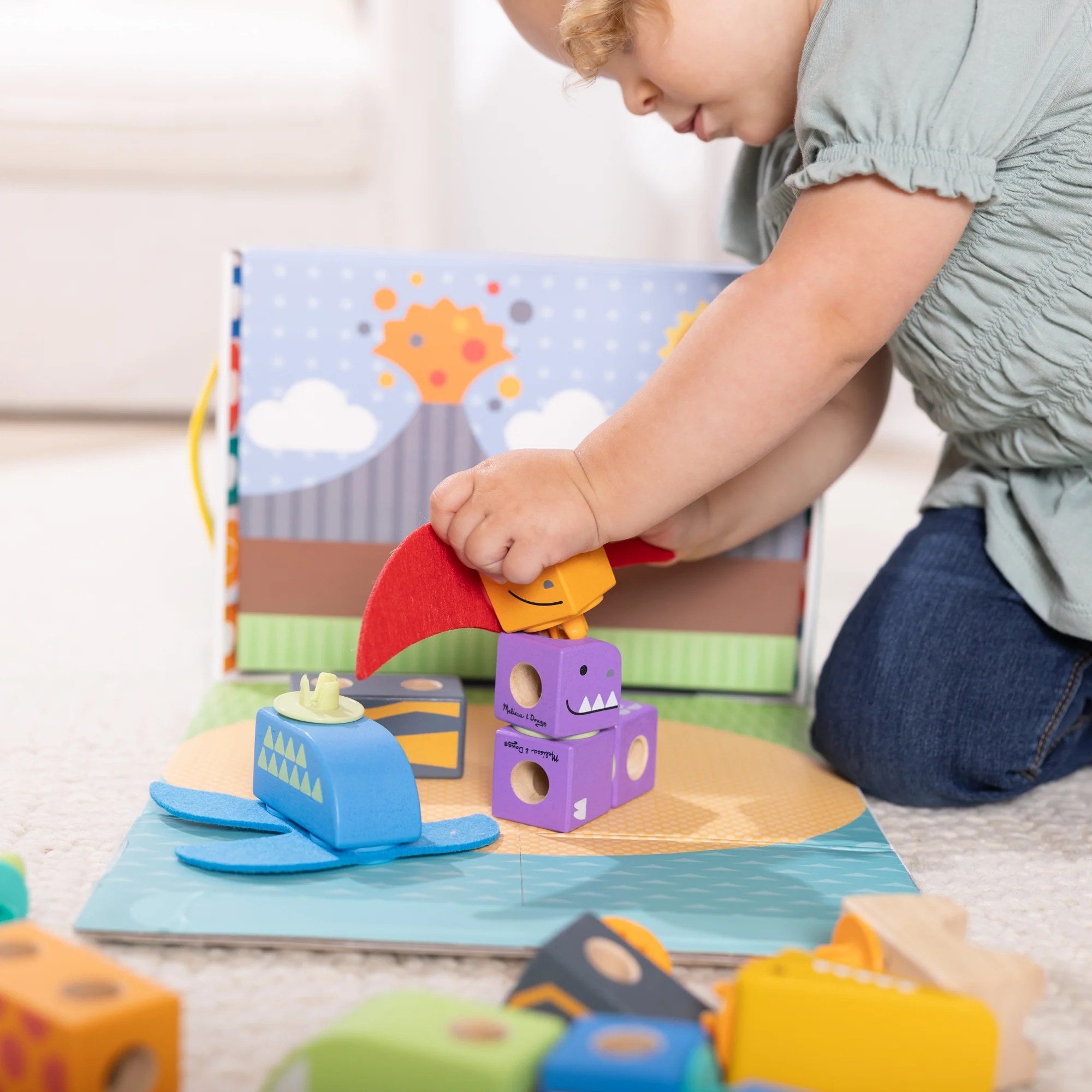 Melissa & Doug Blockables Play Set (8 Types)