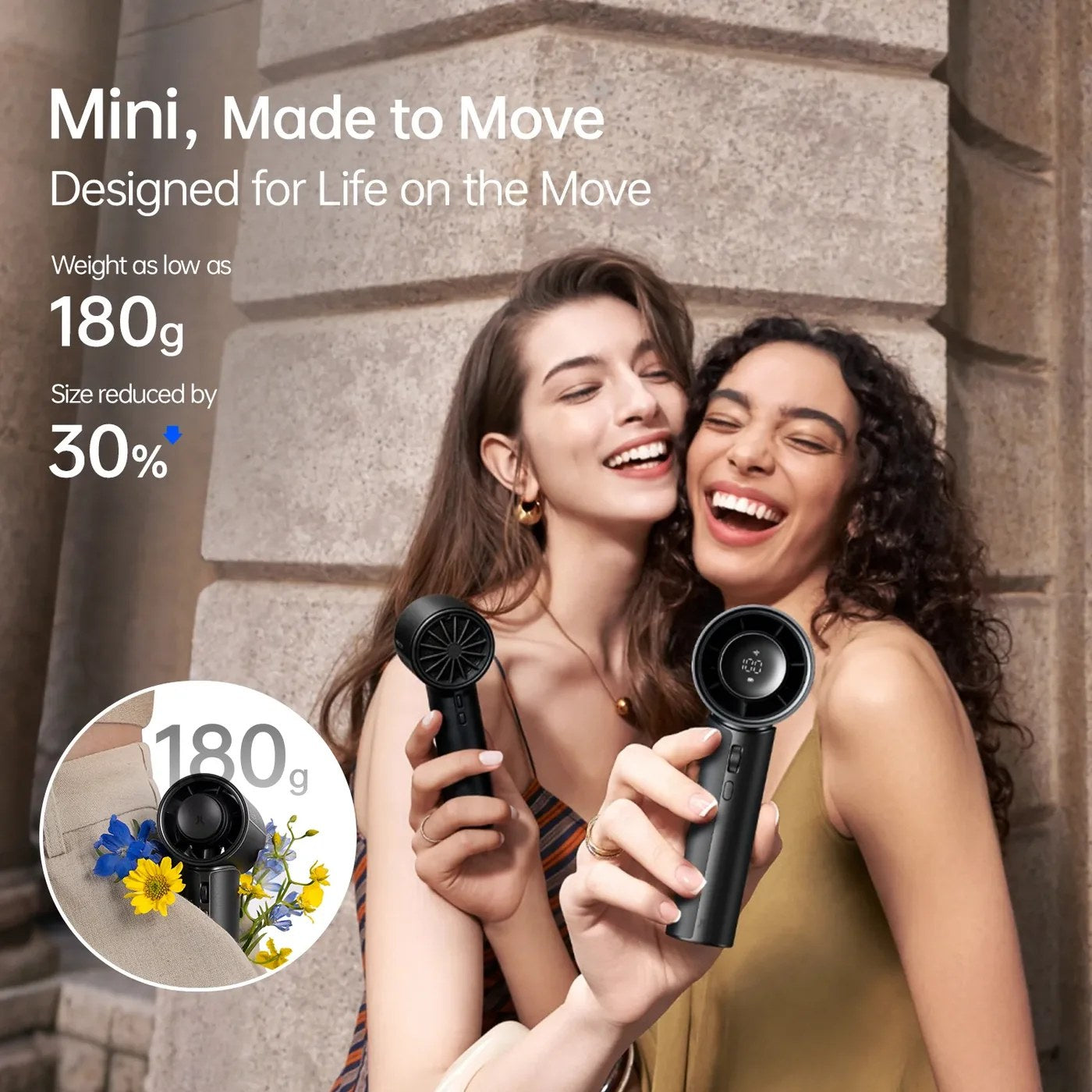 JisuLife Handheld Fan Pro1 Mini, 4250mah (3 Colors)