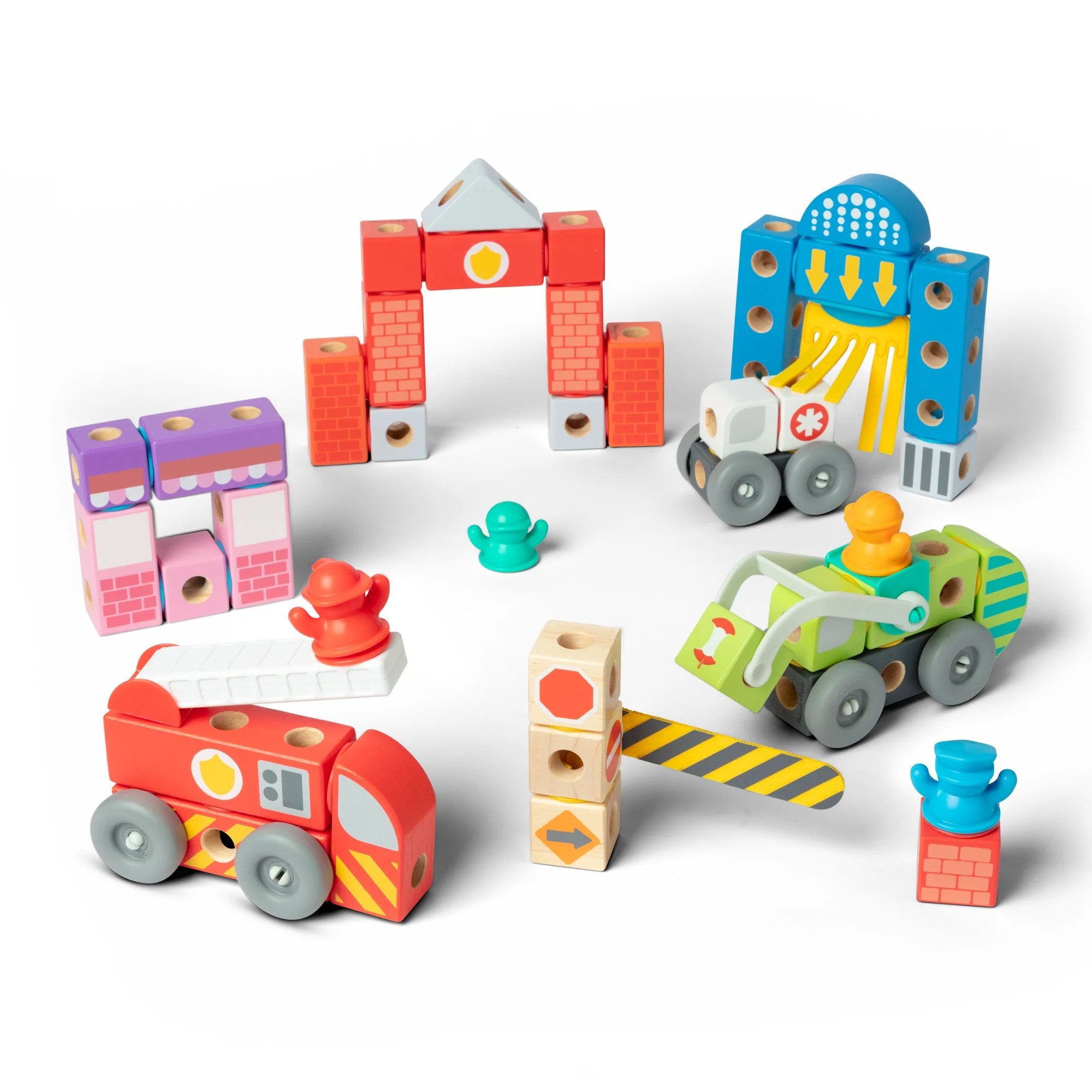Melissa & Doug Blockables Play Set (8 Types)