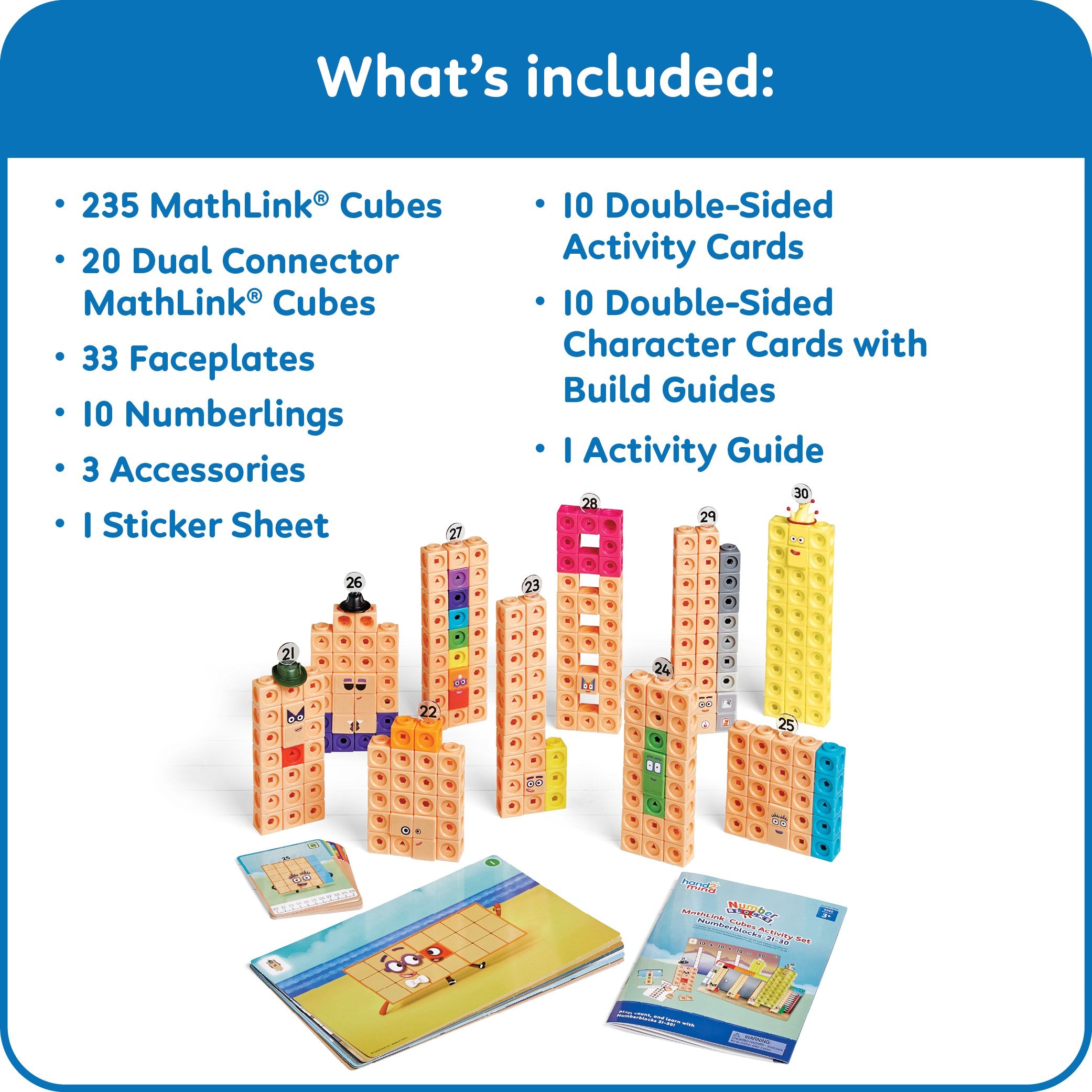 Numberblocks MathLink Cube Activity Set (3 Types)