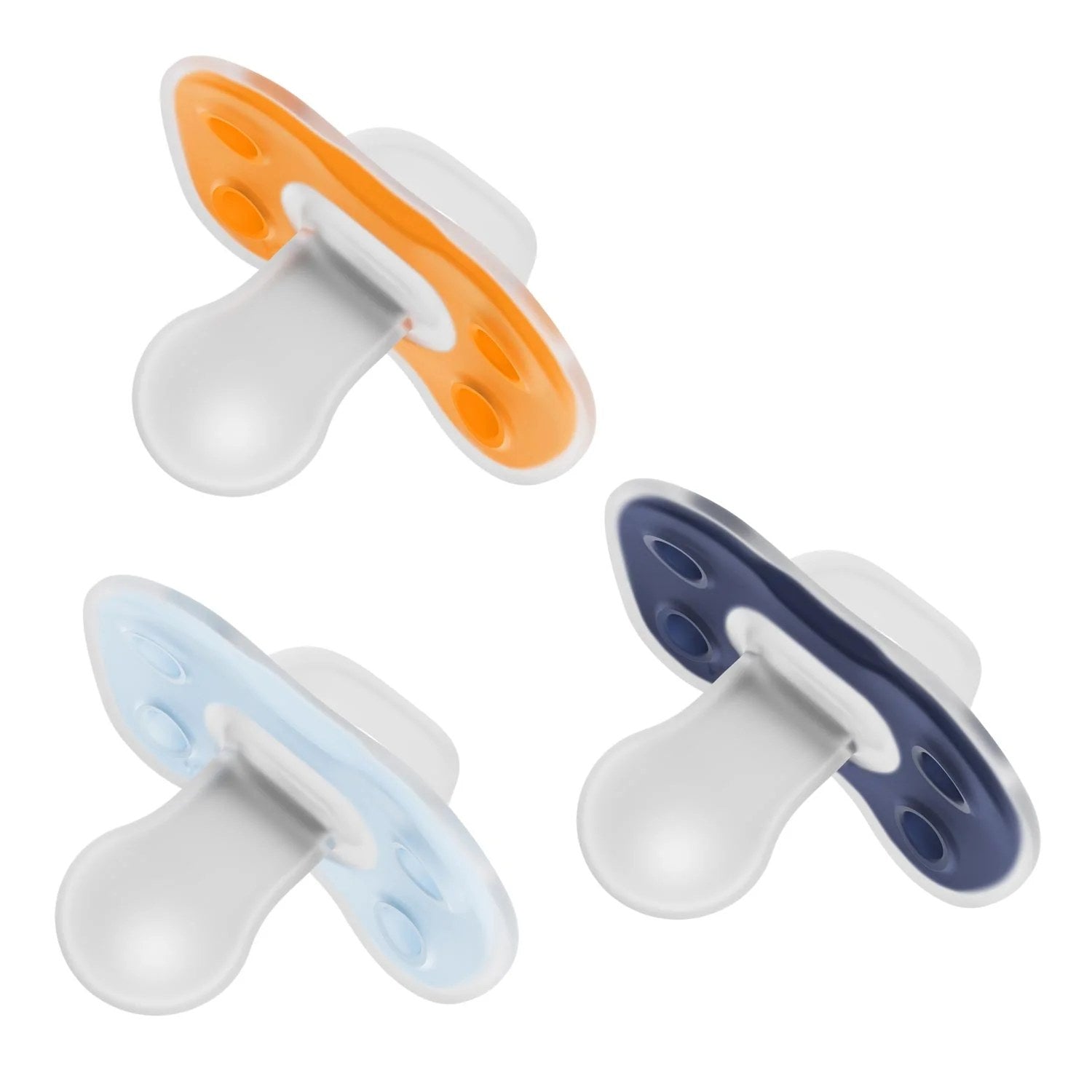 Dr. Brown's Advantage One-Piece Silicone Pacifier, 3pk - 2 Sizes (3 Designs)