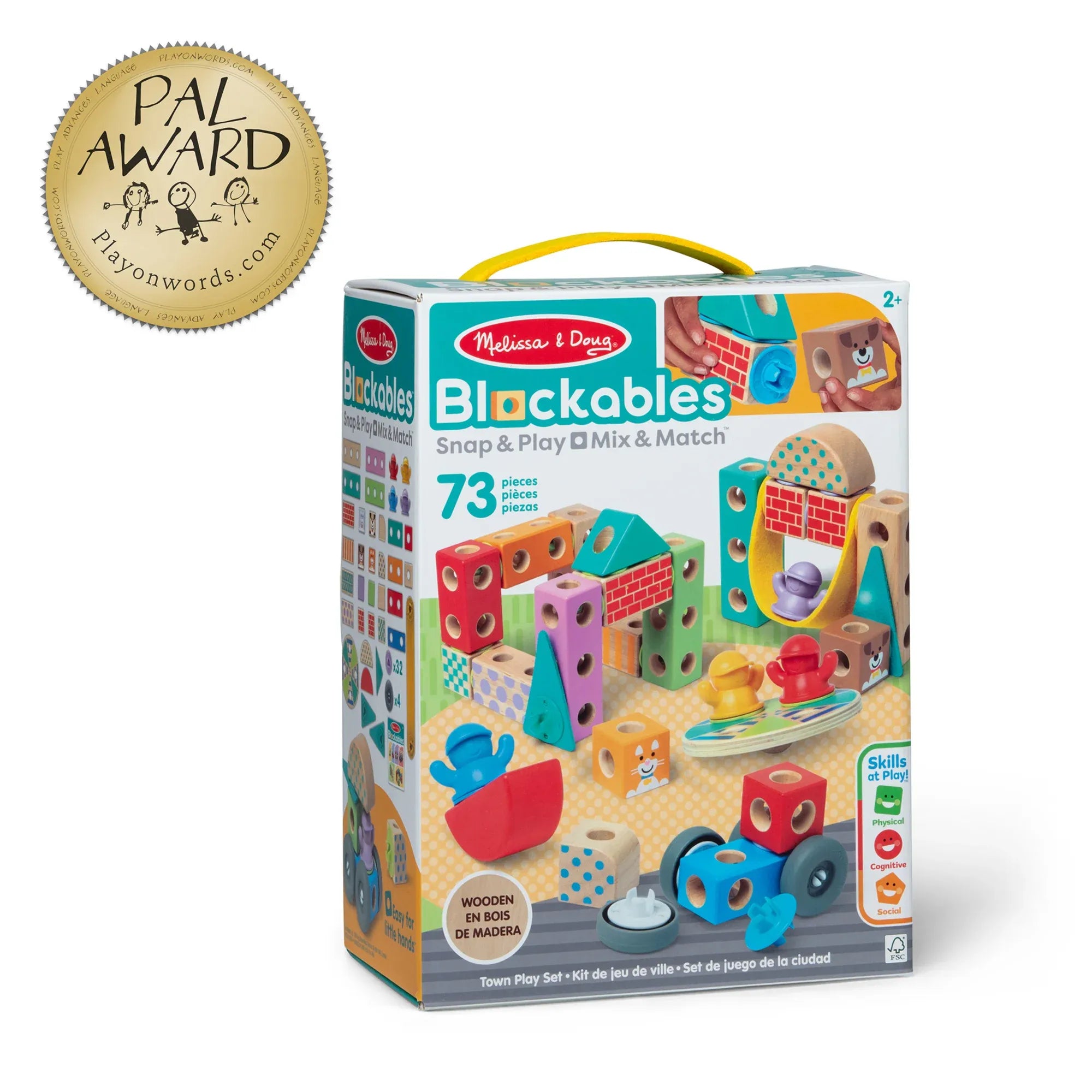 Melissa & Doug Blockables Play Set (6 Types)